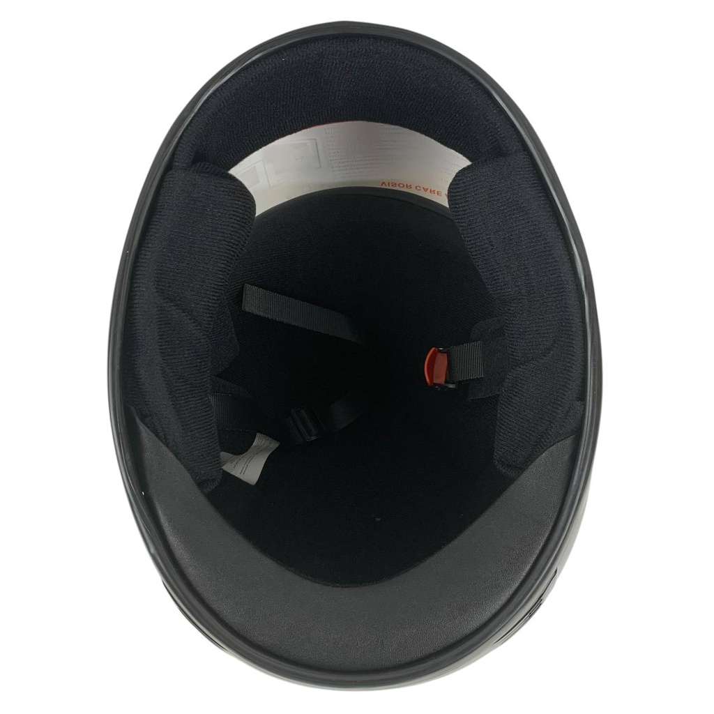 Мотошолом BLD-825, ХS(53-54), чорний матовий (без малюнка)