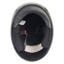Мотошолом BLD-825, M(57-58), чорний глянцевий (без малюнка)