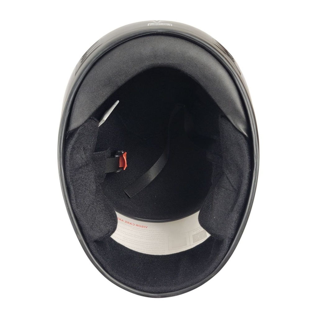 Мотошолом BLD-825, L(59-60), чорно-зелений, глянцевий