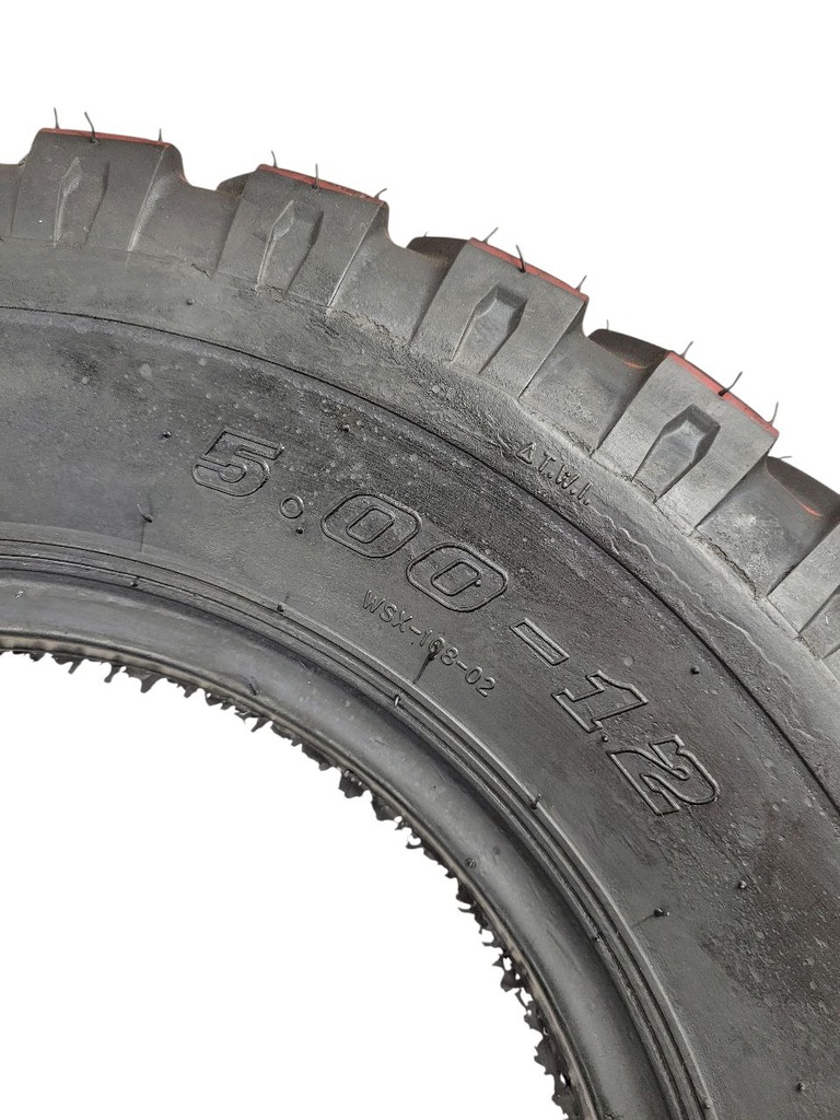 Мотошина "12"  5.00-12   WSX-108  для причіпа (8PR), TT камерна