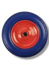 Колесо тачки синє  8"  3.50-8 під вісь Ø16, пінополіуретанове