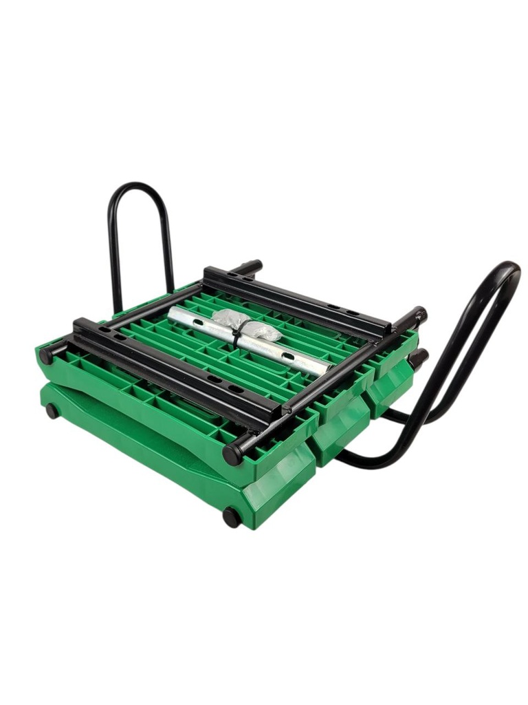 Крісло дитяче на багажник "Лавочка" на металі посилене, (ВІДКИДНЕ) зелене