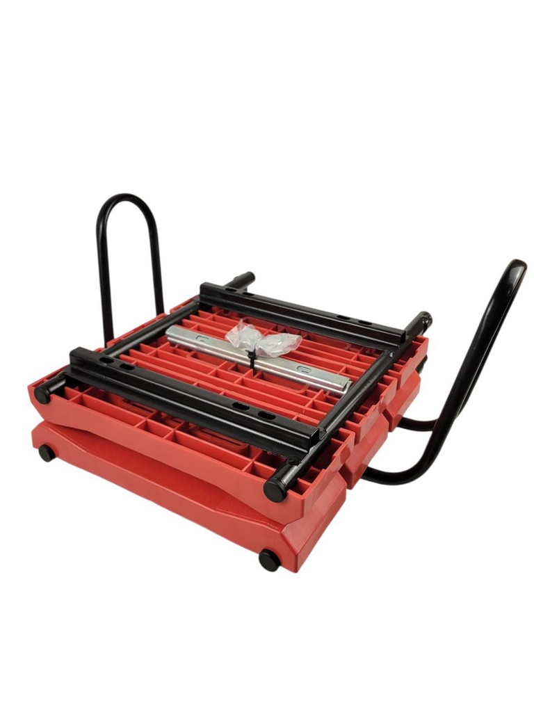 Крісло дитяче на багажник "Лавочка" на металі посилене, (ВІДКИДНЕ) червоне 