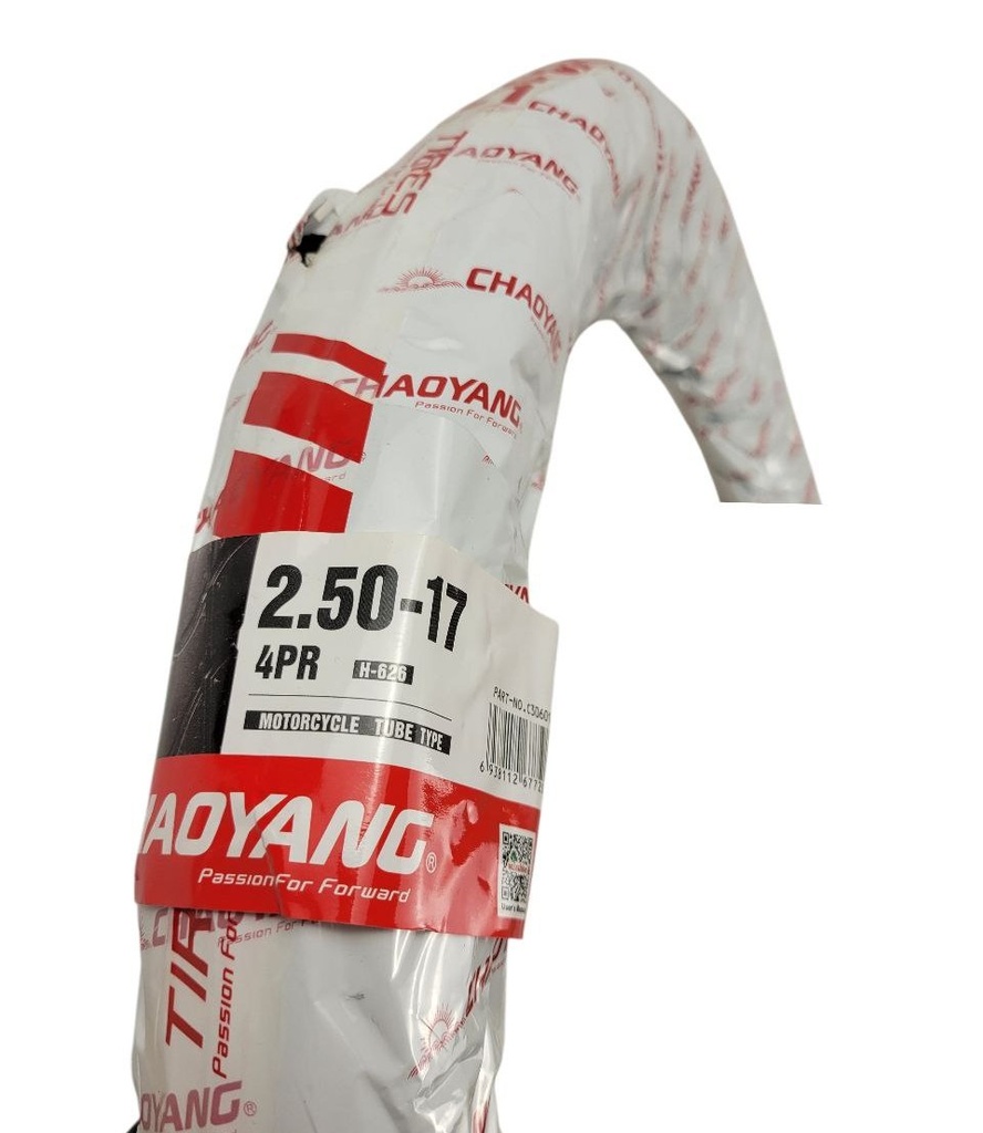 Мотошина "17"  2.50-17  ChaoYang  H-626, TT камерна
