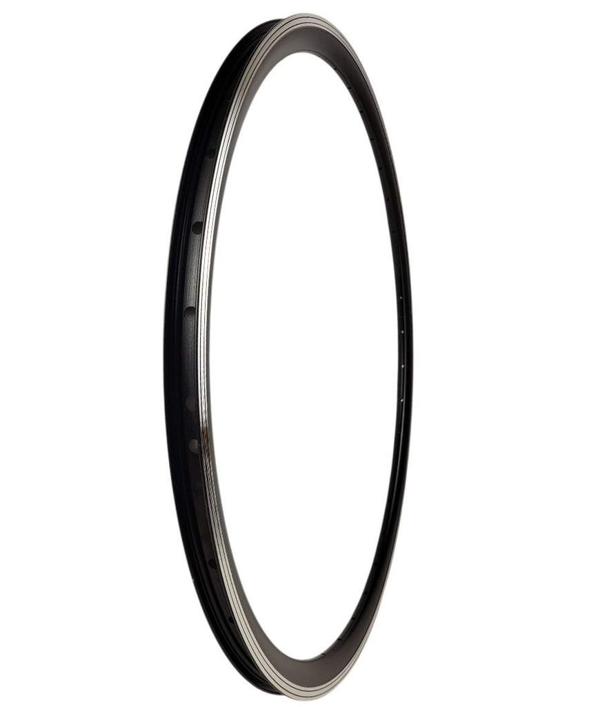 Обід  29" AL подвійний О чорний 36H з проточкою під V-brake (без бренду)