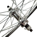 Колесо 26 перед, обід О GUANJIN 2-ний , втулка М на віночках, диск різьба