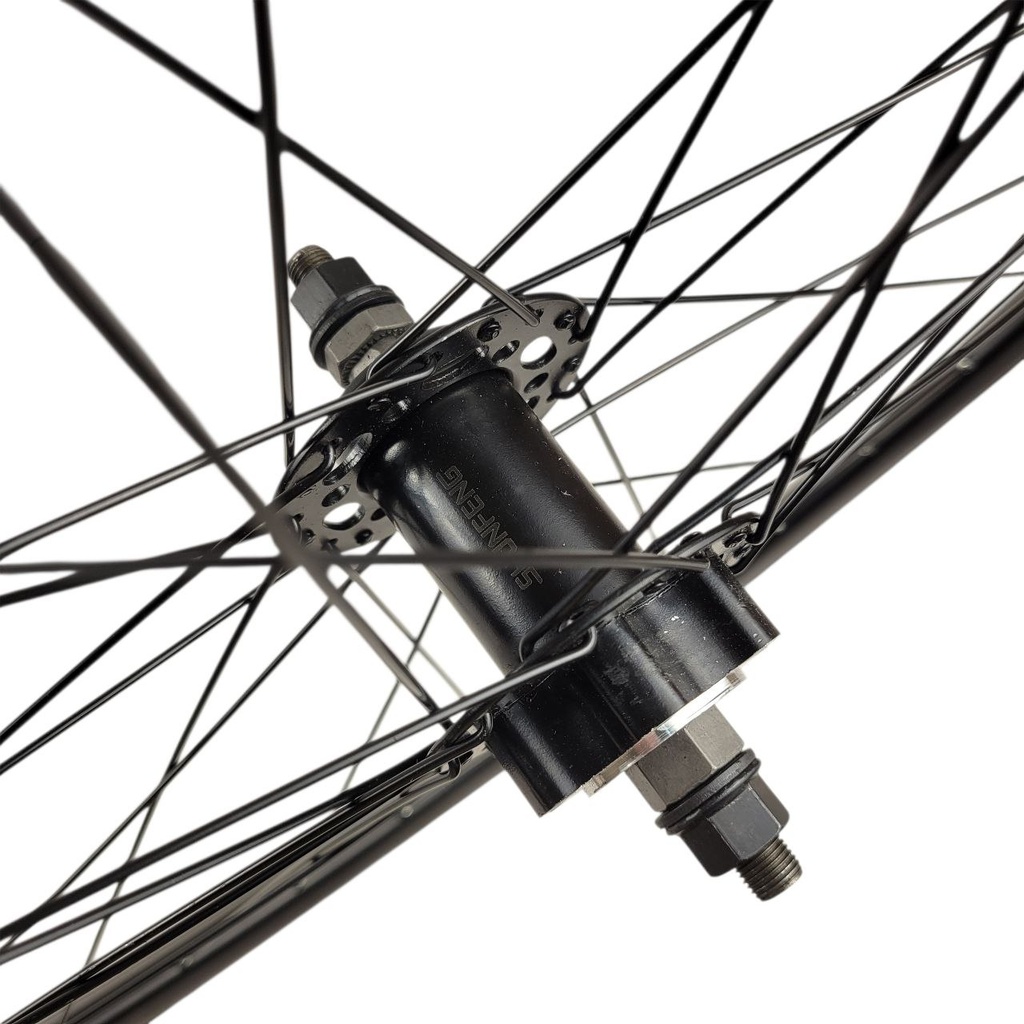 Колесо 28 перед., обід AL подвійний, втулка SHUNFENG під диск. гальма (6 болтів) на промах