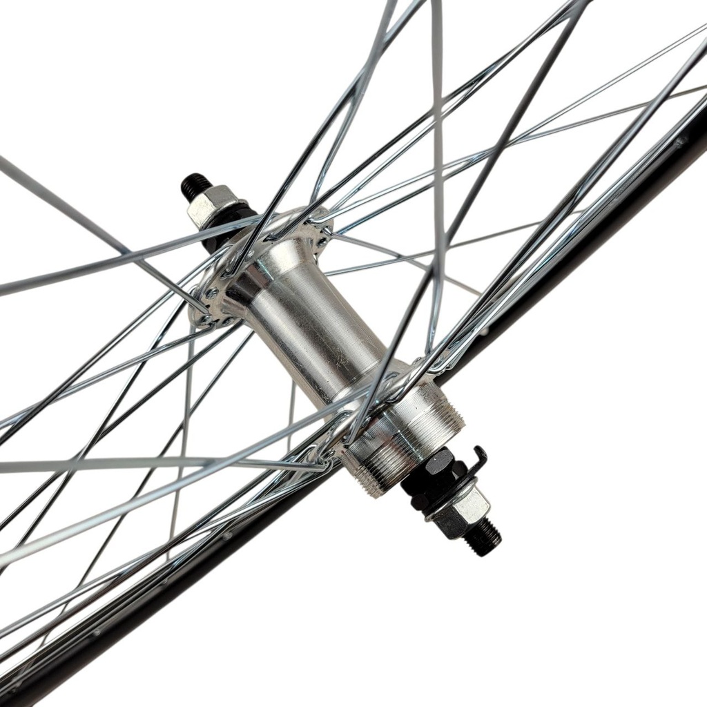 Колесо 26 перед, обід О GUANJIN 2-ний , втулка AL на промах, диск різьба 