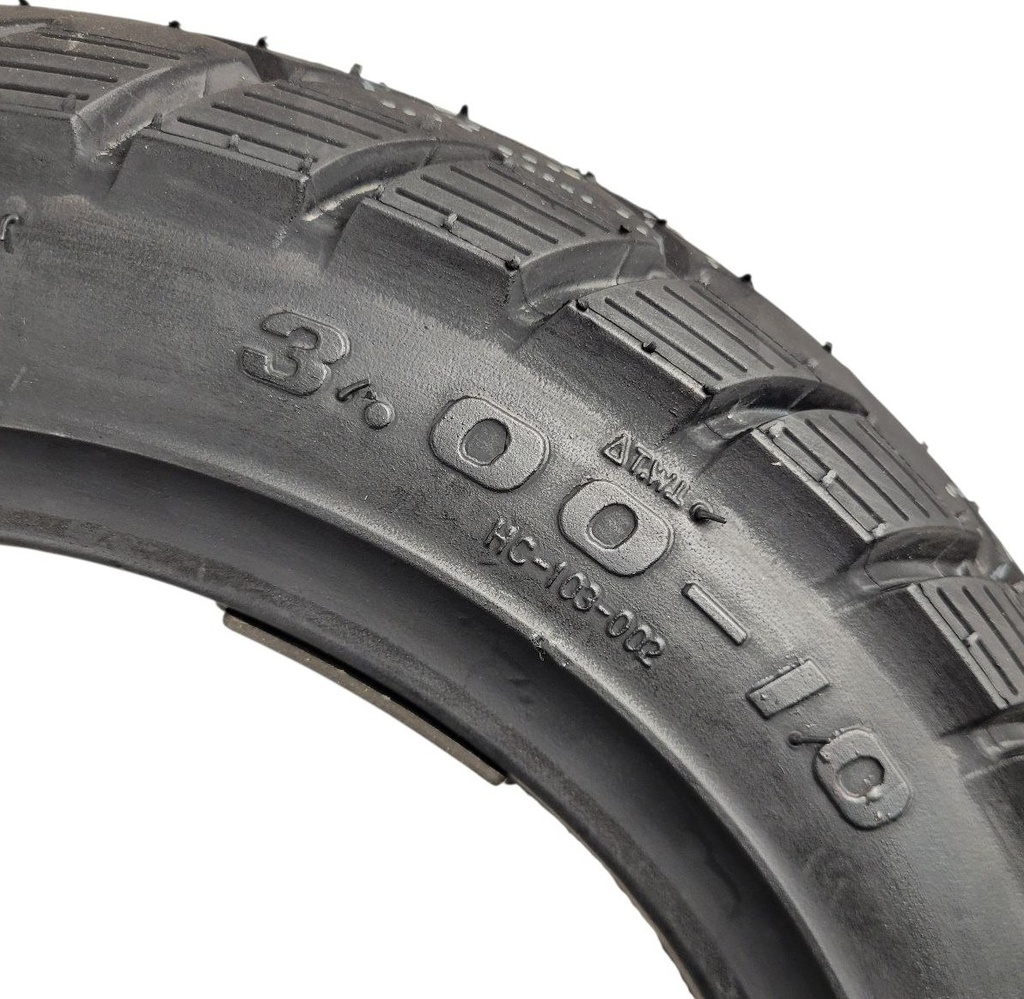 Мотошина "10"  3.00-10 АНТИПРОКОЛ (посилений корд), безкамерна  TL