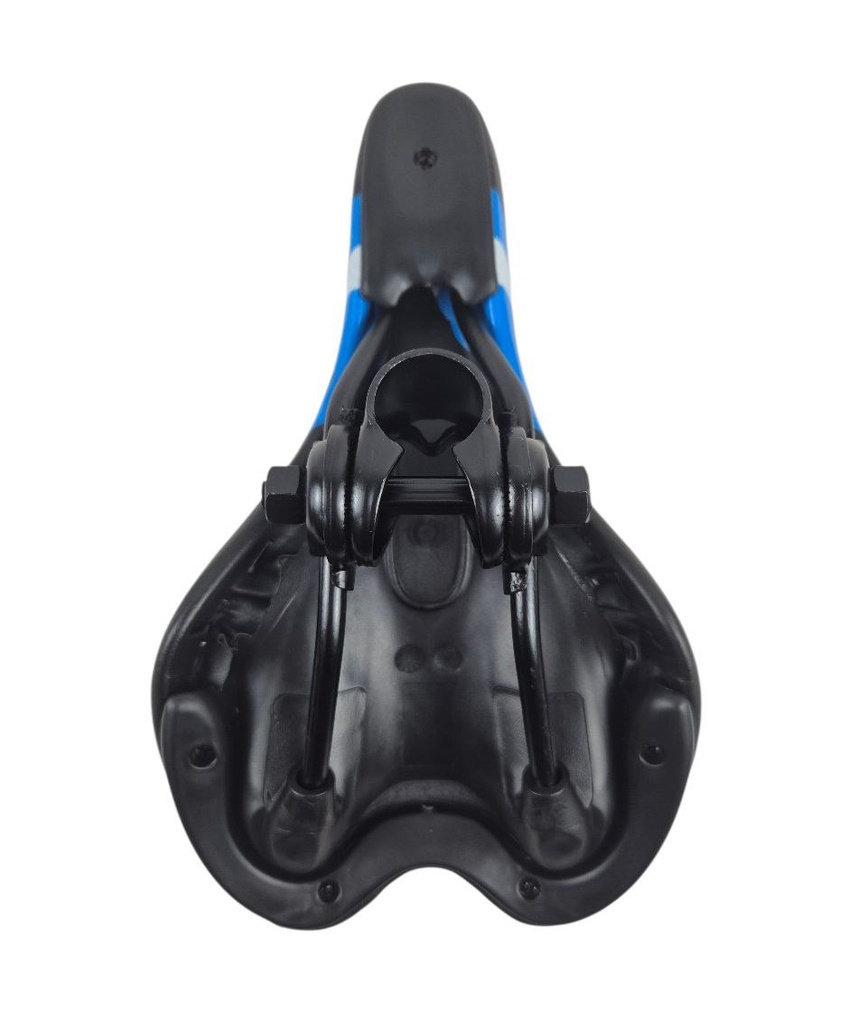 Сідло дитяче № 958 синьо-біла абстракція  (240X140)