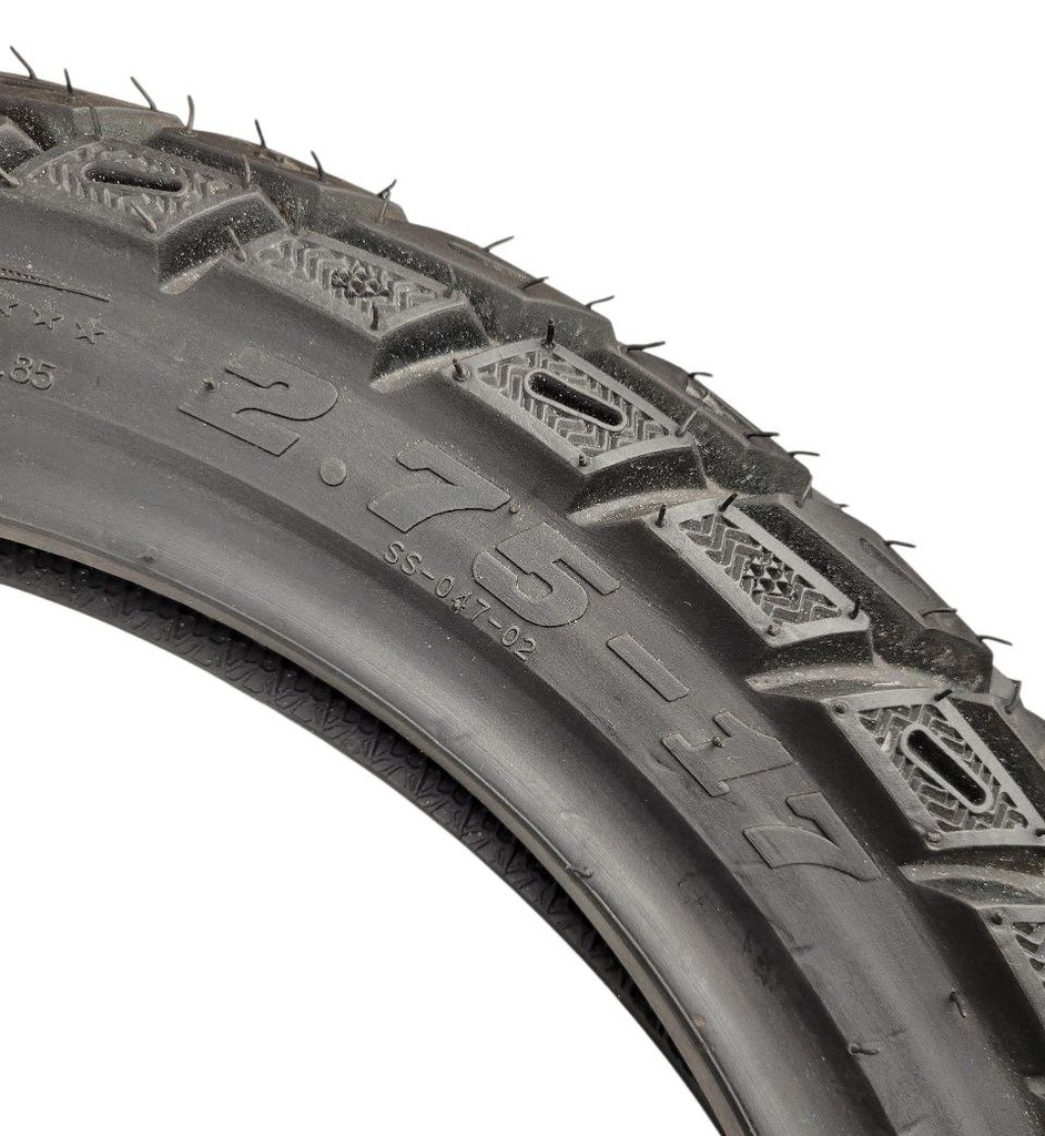 Мотошина 17"  2.75-17  SS-047 напівшип, (TL) безкамерна