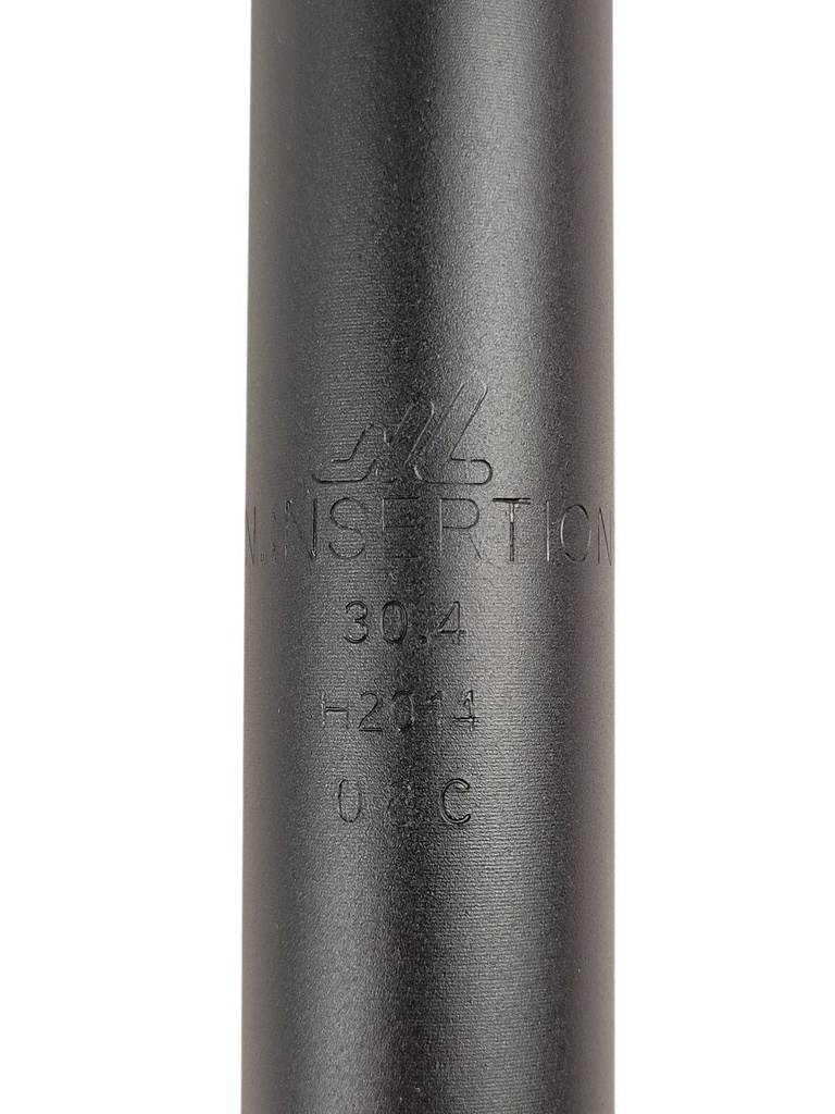 Труба сідла Ø30.4мм, L-30см, AL ZOOM SP-C207, на глагол, чорна