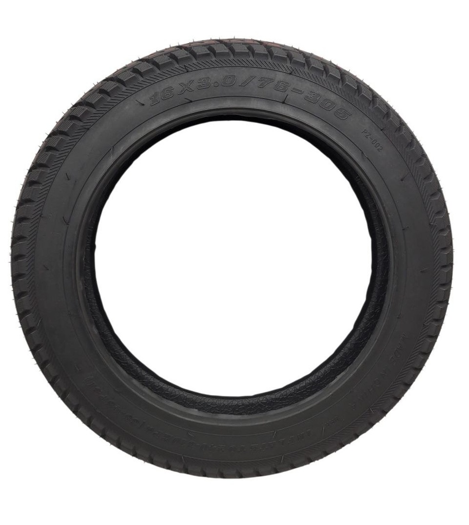 Покришка 16x3.0 (76-305)  PZ-002  / ZX-1685 / Z-102 / 2102 (TL) для електровелосипеда E-bike