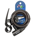 Велозамок на ключ 506 Ø12-1000mm, з кріпленням на раму Флагман