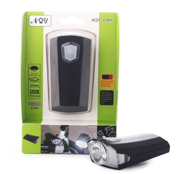 Фара передня AQY-098 LED на USB зарядку