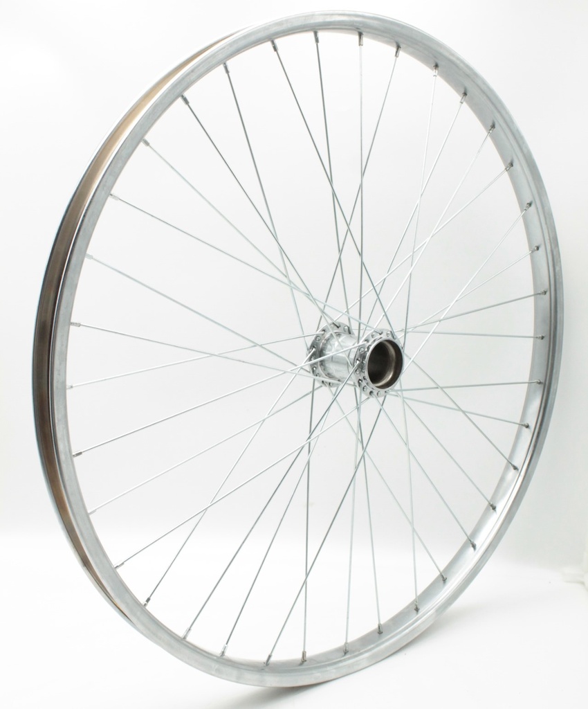 Колесо 24 зад, обід нікель, спиця 2мм, стакан