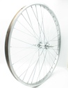 Колесо 24 зад, обід нікель, спиця 3мм, втулка МТВ на віночках