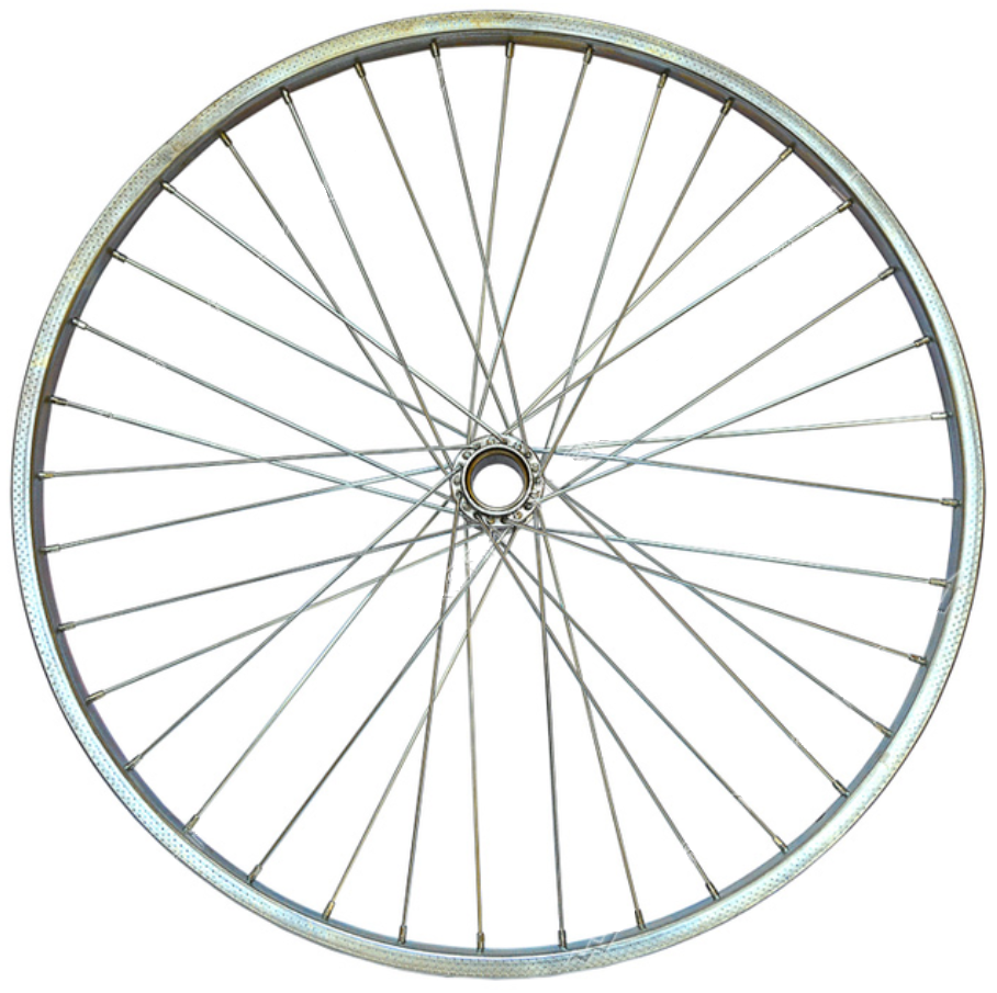 Колесо 24 зад, обід харків, спиця 3мм, стакан