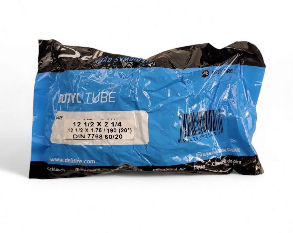 Камера 12 1/2 х 2 1/4 (1.75-1.9) DELI TIRE зігнутий ніпель 