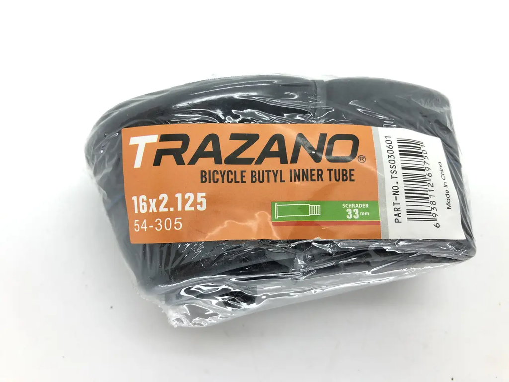Камера 16х2.125 TRAZANO прямий ніпель AV 33mm