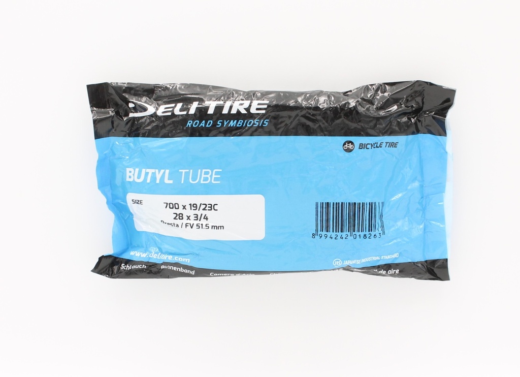 Камера турист 28 (700x19/23С)  DELI TIRE presta FV 51.5 mm