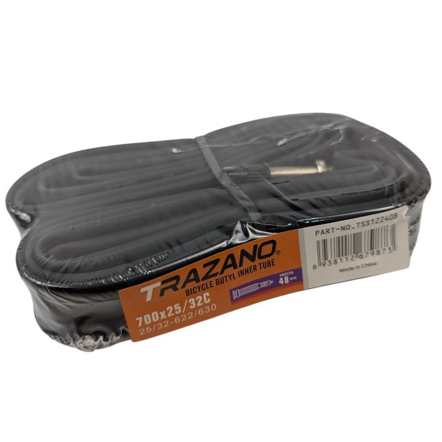 Камера турист  28  (700x25/32C) TRAZANO  Presta  FV 48mm