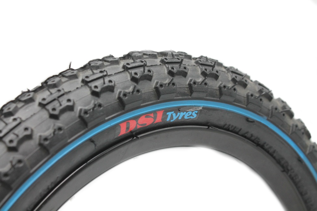 Покришка 14-2.125 DSI  (09), шип. метелик, синя полоса