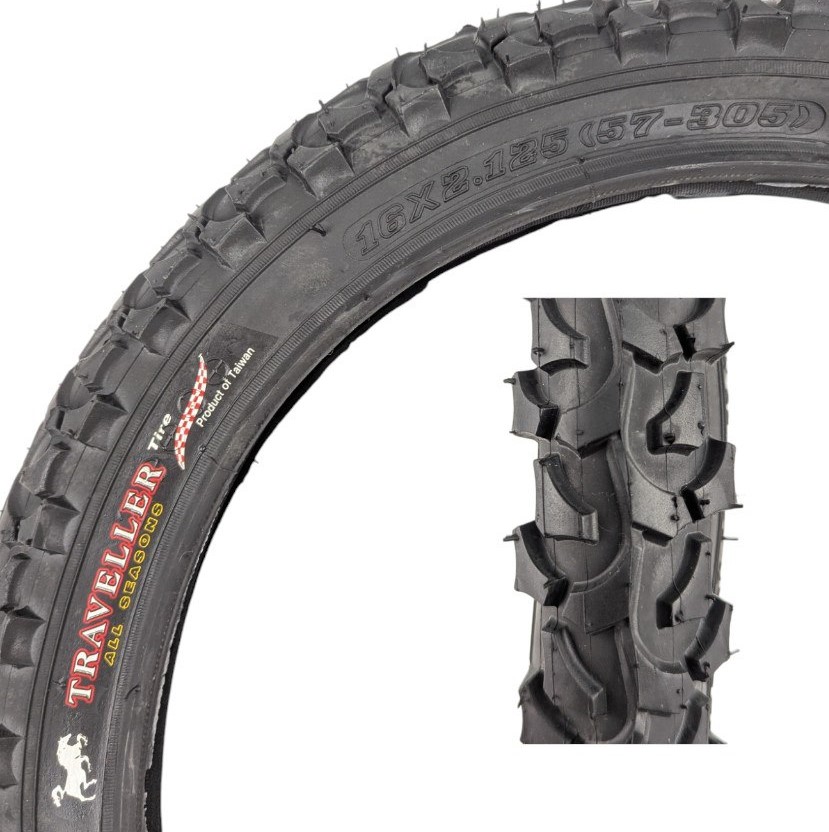 Покришка 16-2.125 TRAVELLER косичка шипована