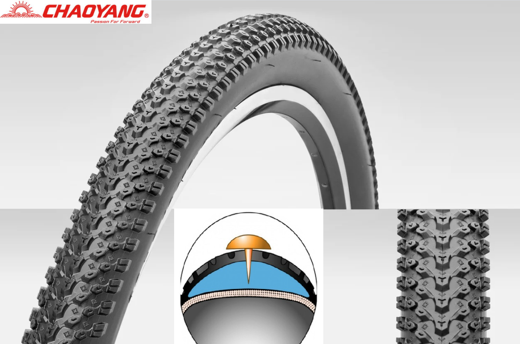 Покришка 27.5х2.10 CHAOYANG (5129) шип "зерно", АТП (антипрокол)