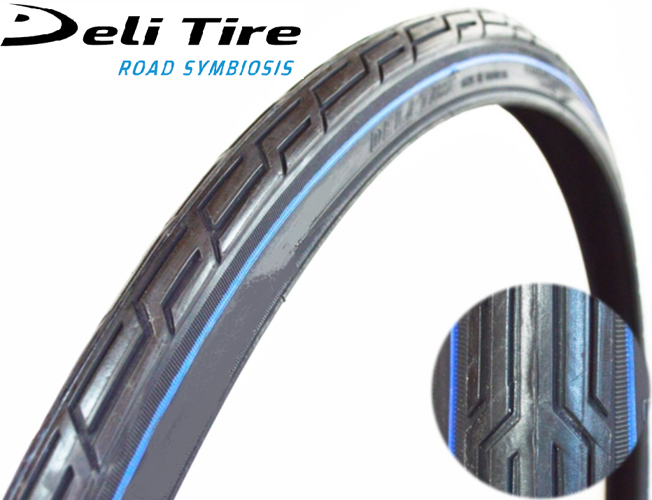 Покришка турист 32-622 (700х32С) (28 1 1/4x1 3/4) DELI TIRE (192) дорожня