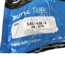 Камера  8"  3.50/4.00-8  DELI TIRE Індонезія JS-87N (зігнутий ніпель)