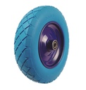 Колесо тачки синє   8"  3.50-8  під вісь Ø20, пінополіуретанове
