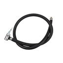 Шланг автонасоса гумовий чорний (ST-алюміній) довгий L-80см