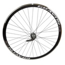 Колесо 28 зад, GRAVITY 2-ний, вт. Чехія+к-т, ЧОРНА спиця