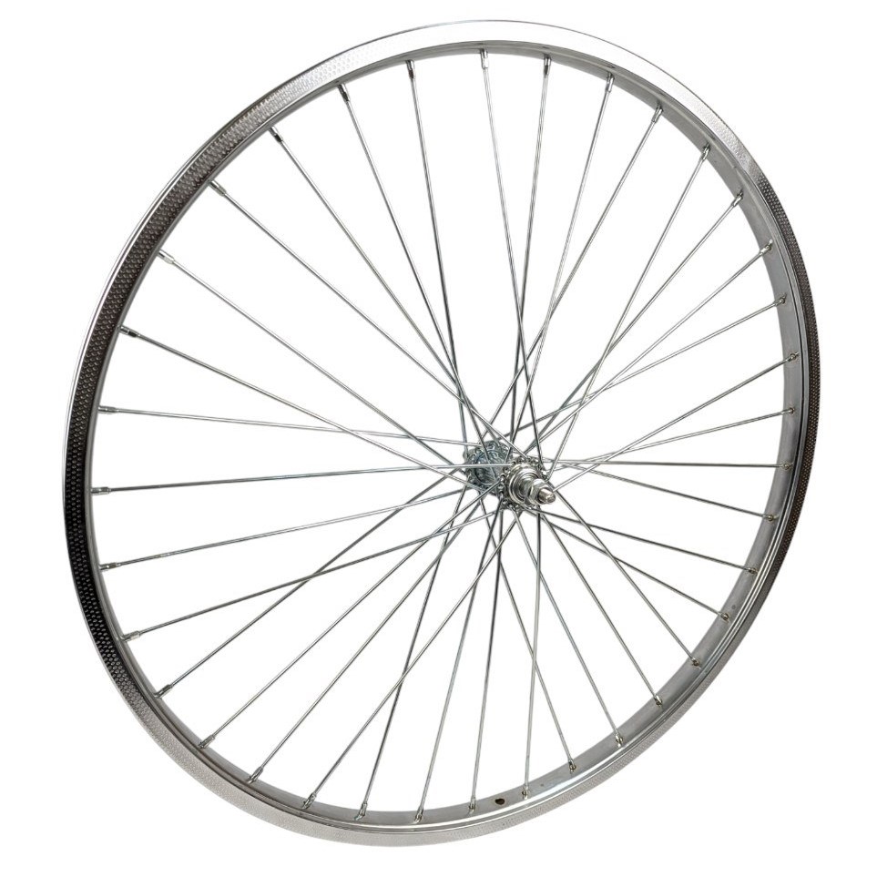 Колесо 28 перед, обід НІКЕЛЬ, спиця 3мм, втулка М на віночках