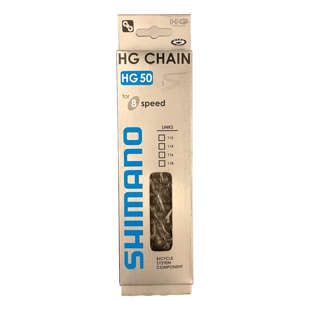 Ланцюг спорт 8 шв SHIMANO HG-50 ,116 ланок original
