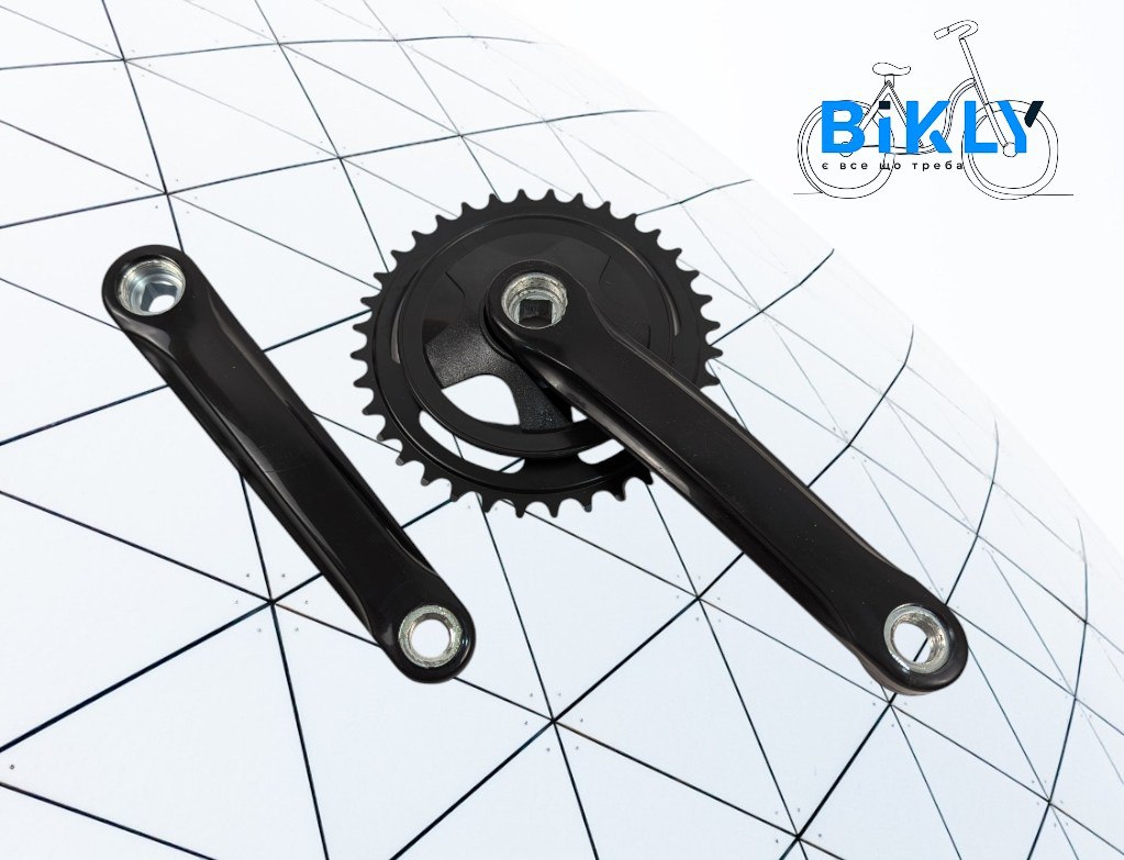 Комплект шатунів під планетарку HC-P-02 36T чорна L-170мм. сталь-пластик