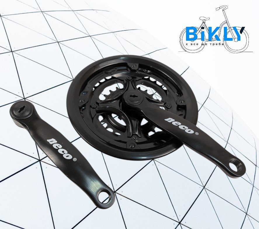 Комплект шатунів мтв NECO (42/34/24Т) L-152mm малий чорний