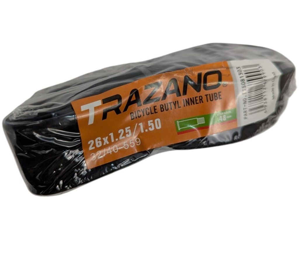 Камера 26x1.25/1.5 (32/40-559) TRAZANO  AV 48mm