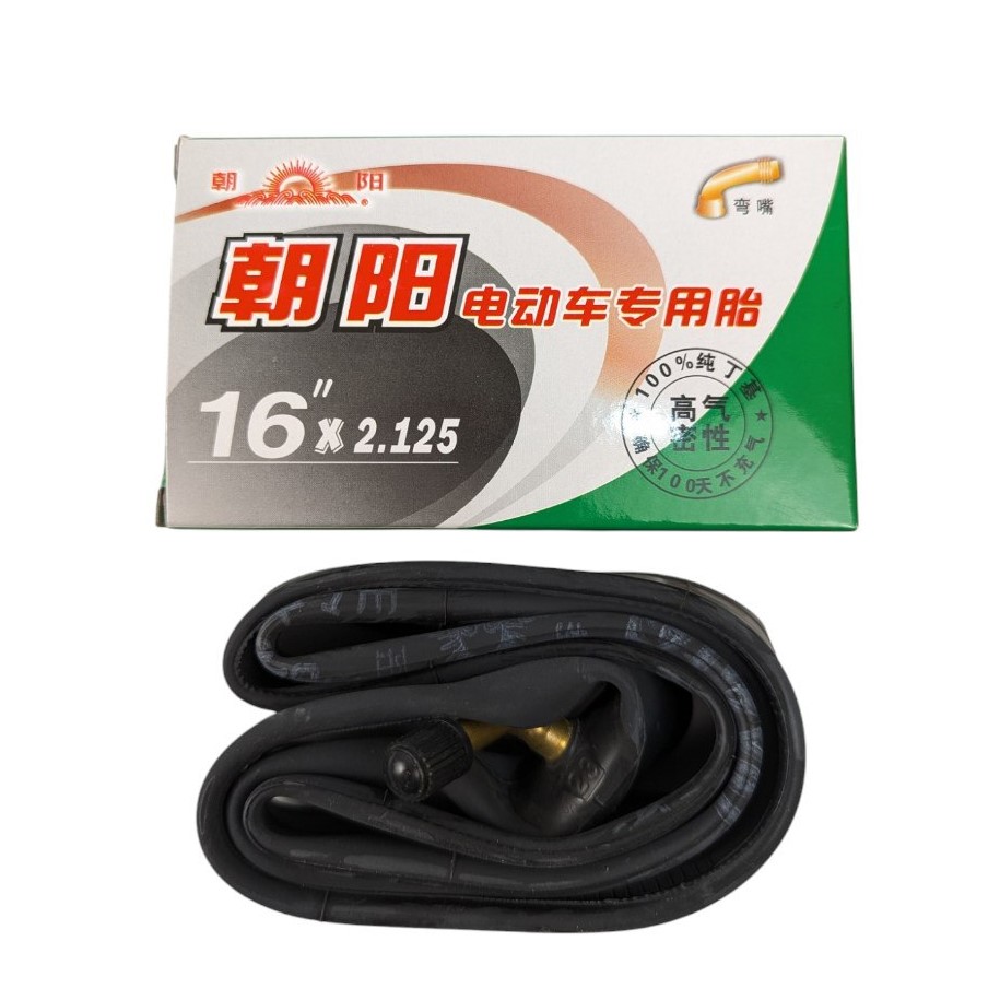 Камера 16х2.125 CHAOYANG (для ел.велосипеда) зігнутий ніпель CR-202 