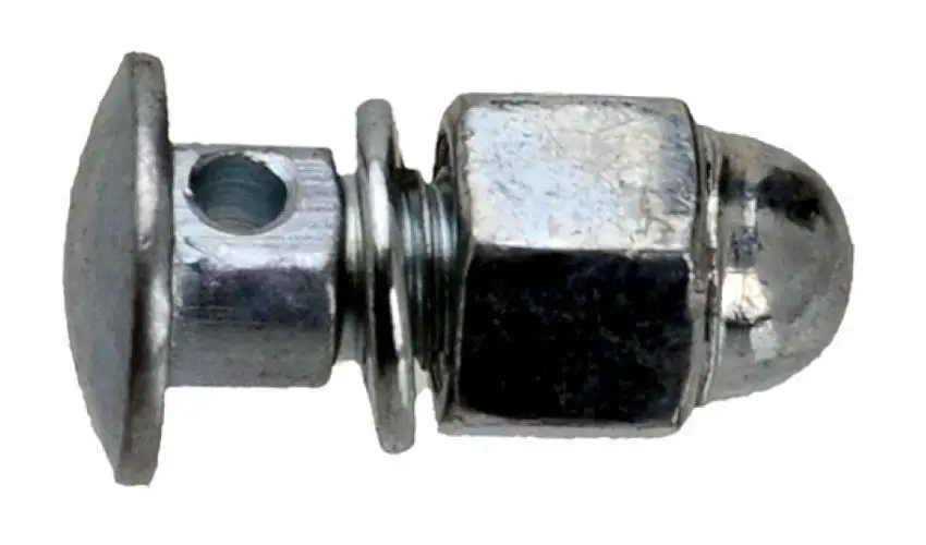 Болт з діркою для троса зажимний