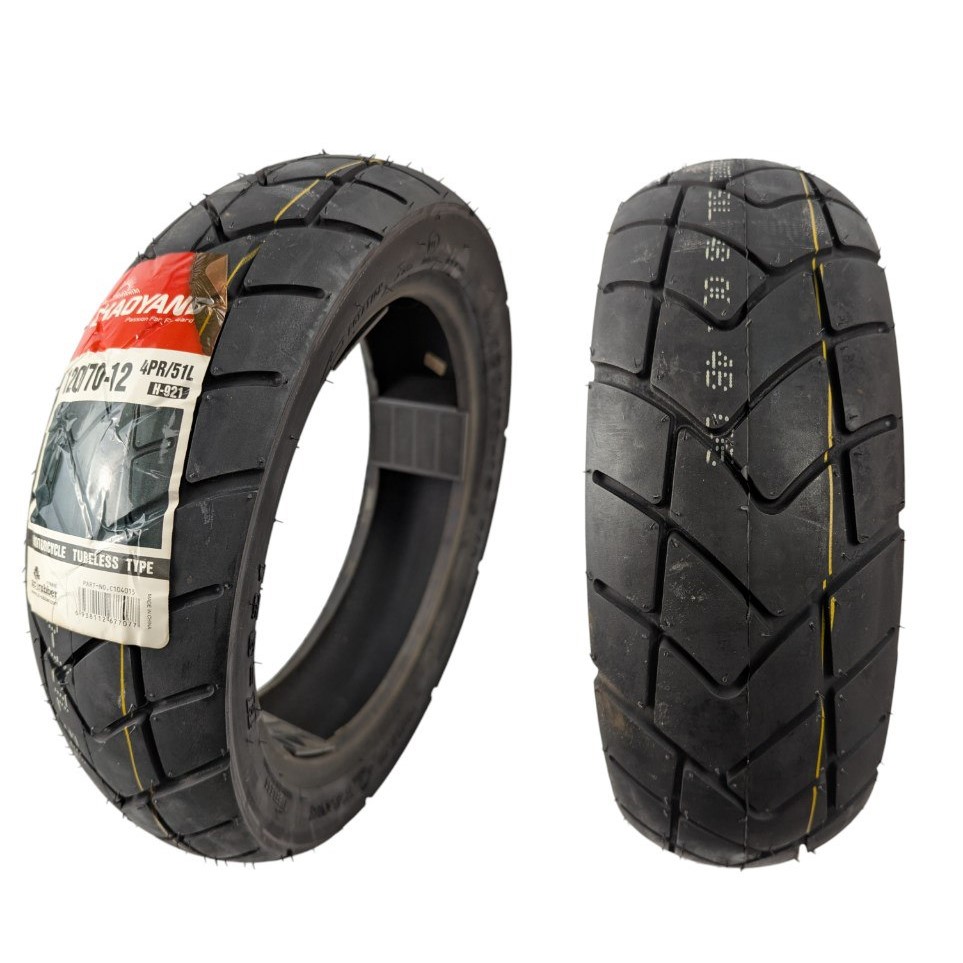 Мотошина "12"  120/70-12  СhaoYang H-921, безкамерна TL 