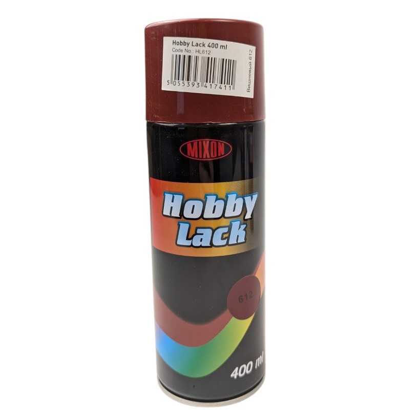 Фарба аерозольна Mixon "Hobby Lack" вишнева- 612