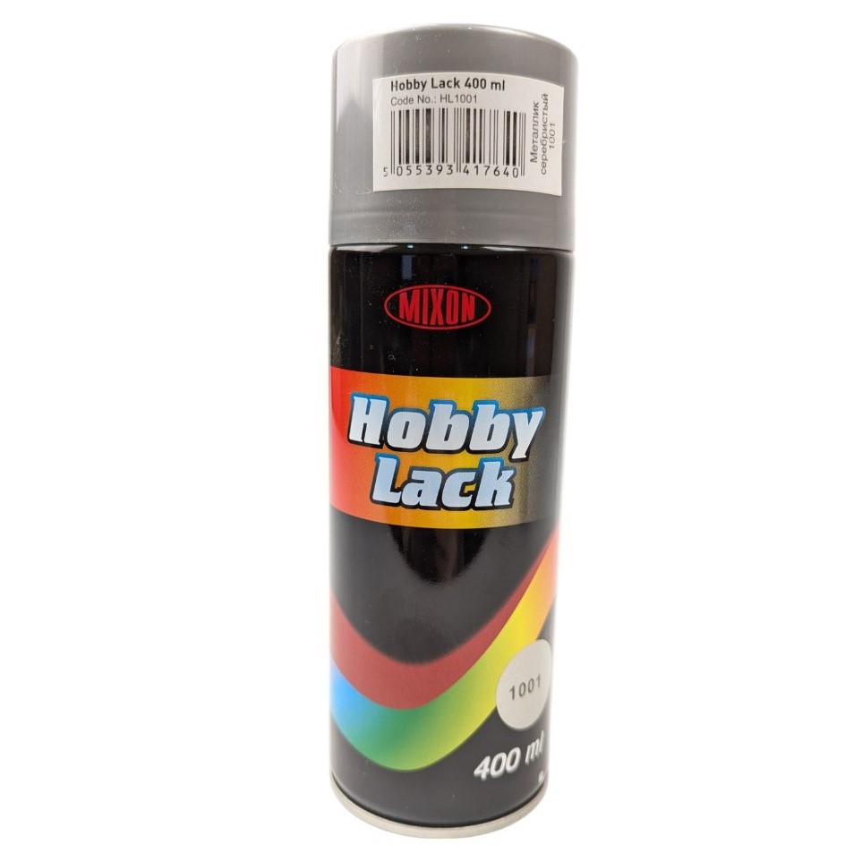 Фарба аерозольна Mixon "Hobby Lack", металік сріблястий -36