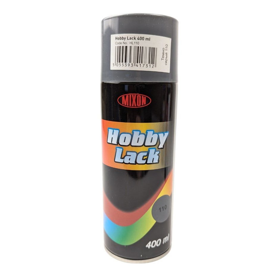 Фарба аерозольна Mixon "Hobby Lack", темно-сіра -110