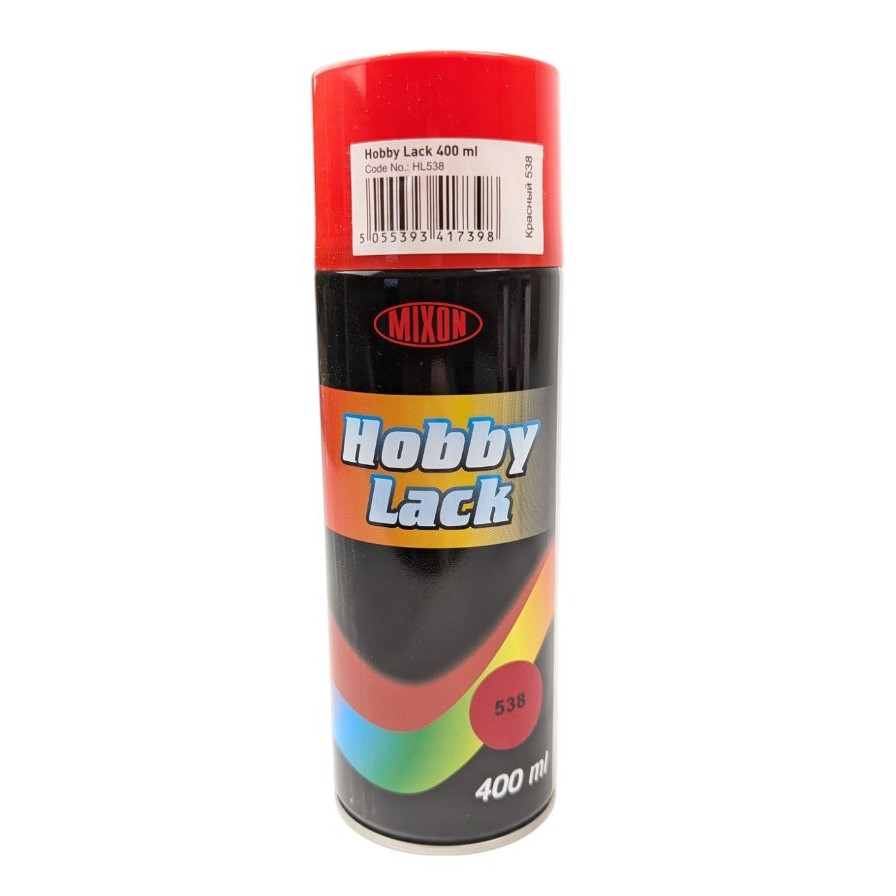 Фарба аерозольна Mixon "Hobby Lack", червона- 538