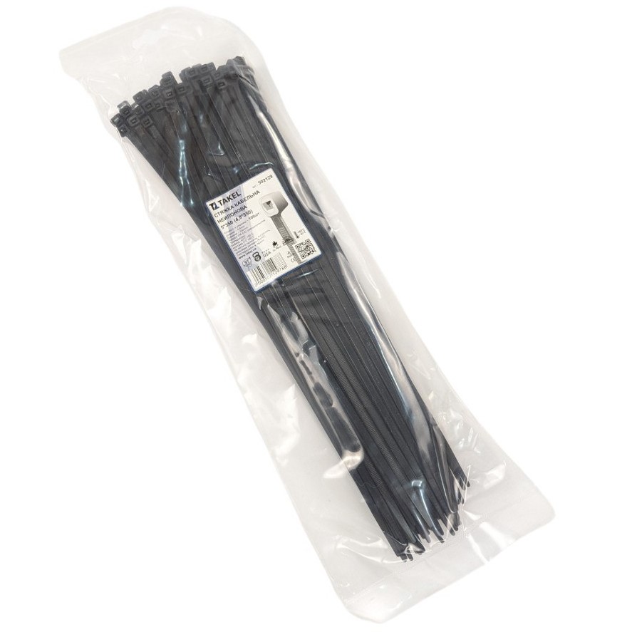 Стяжка кабельна нейлонова 4,8х350  /100шт/ 