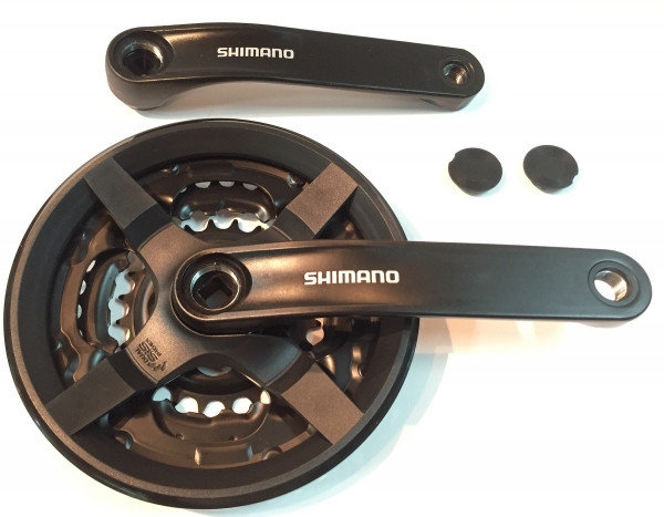 Комплект шатунів мтв мала SHIMANO FC-TY-301 (42/34/24Т) L-170mm 
