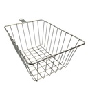 Кошик металевий Харків передній з підпорою (40х27х19см) широкий сірий