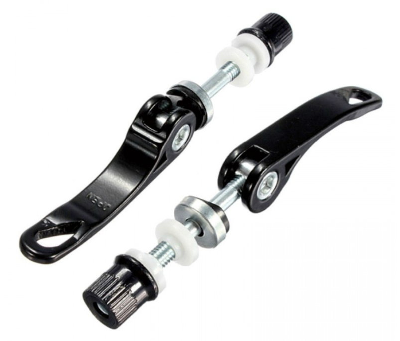 Ексцентрик труби сідла алюміній посилений L-45mm, чорний зажим 